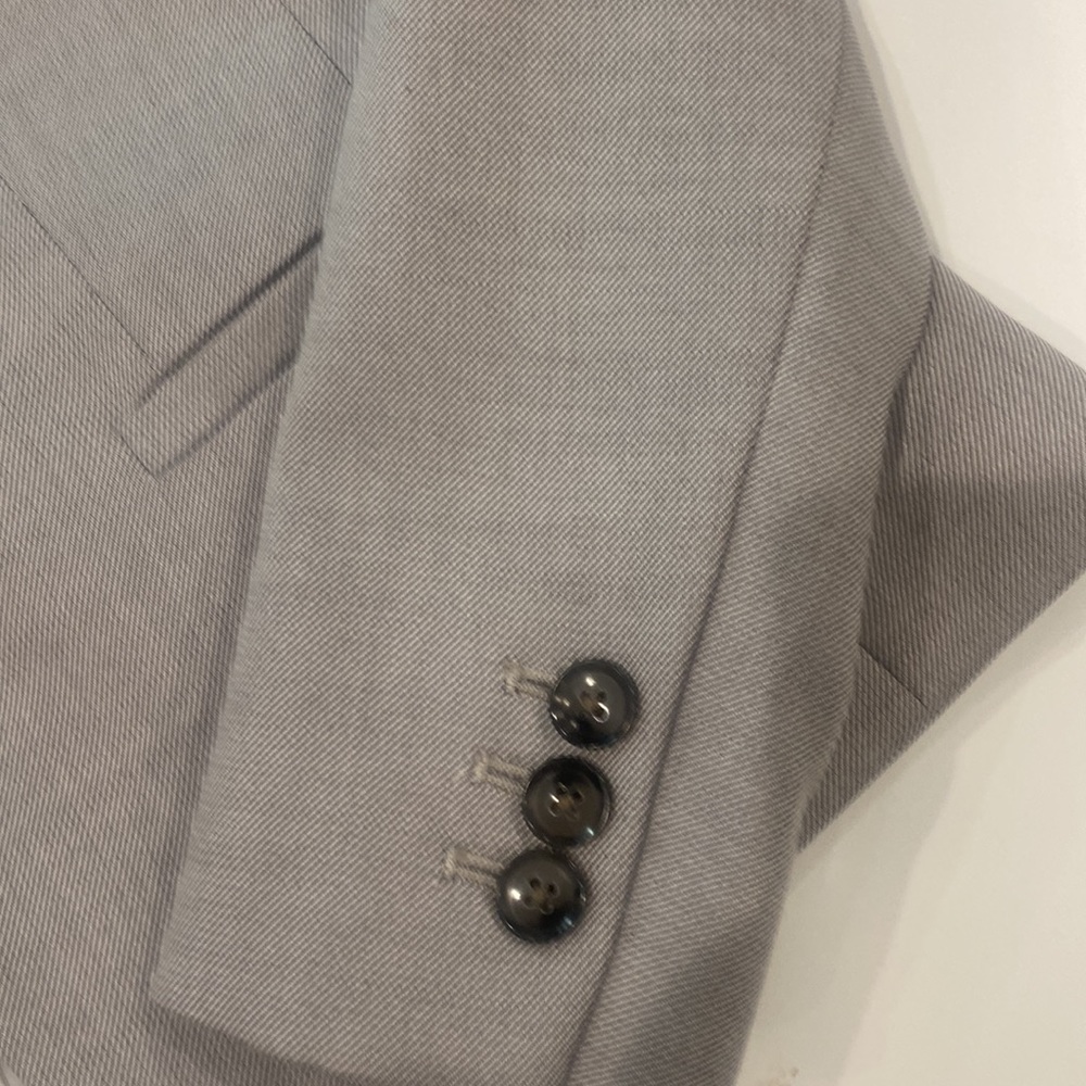 Banana Republic Gray Tweed Classic Blazer Size 00 - Picture 3 of 5